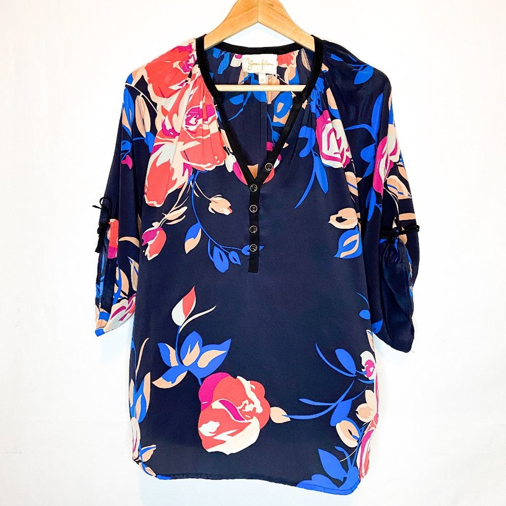 Yumi Kim Silk Blouse with Floral print